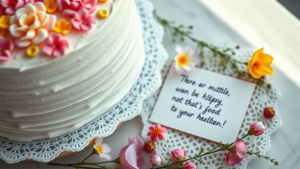 Süße Noten verleihen Kuchen ein besonderes Geschenkgefühl