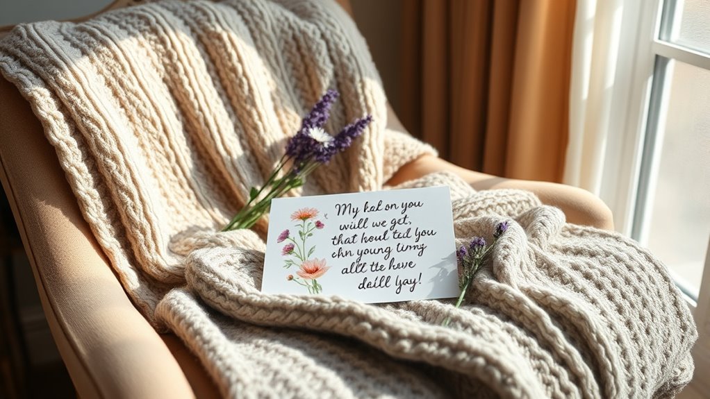 nachdenkliche Geschenke mit herzlichen Worten