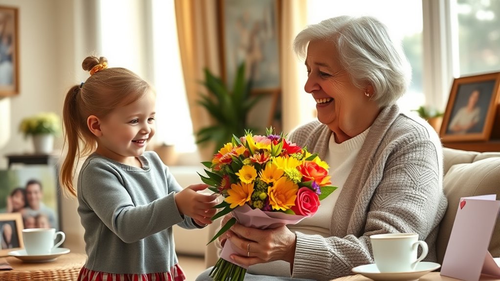 nachdenklicher zeitlich abgestimmter Blumenbesuch