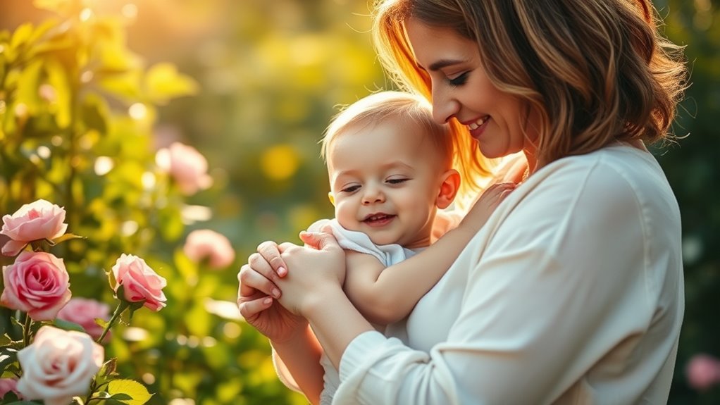 unzerbrechliche mütterliche Liebesbindung