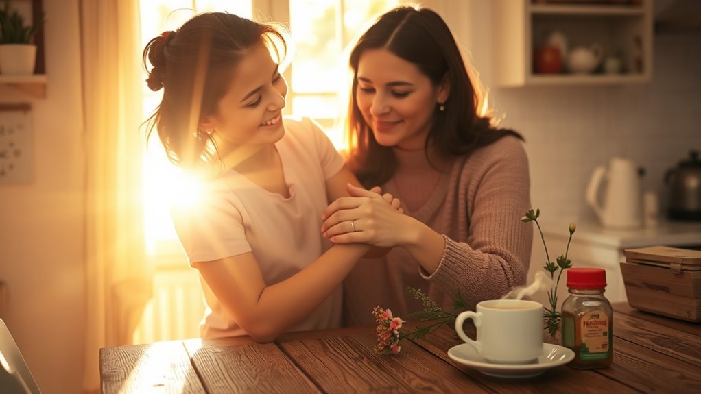 bedingungslose Liebe stärkt die Bindungen