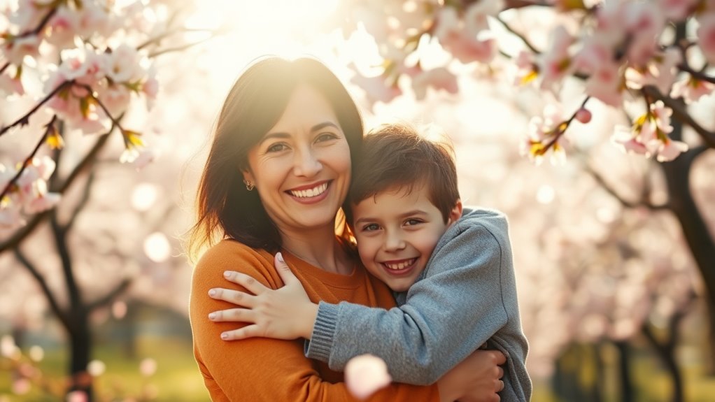 unendliche mütterliche Liebe und beständige Stärke