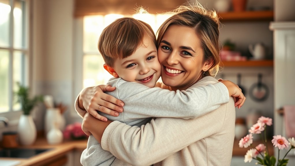 warme tröstliche achtsame Umarmungen