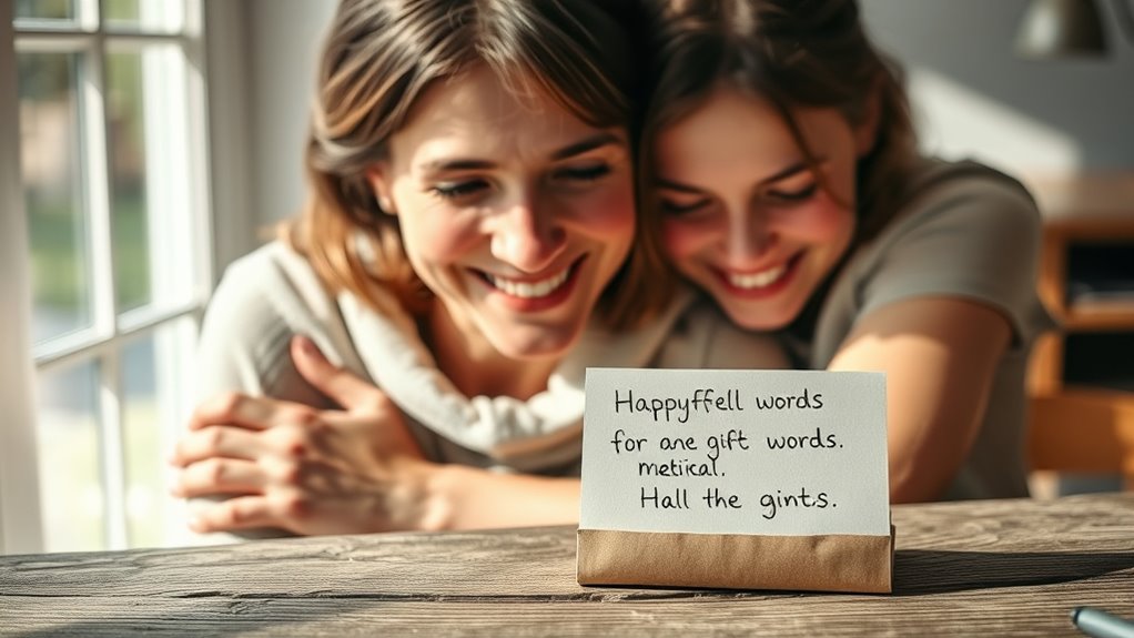 Worte und herzliche Verbindung