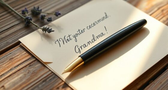 herzliche Briefe an Oma schreiben