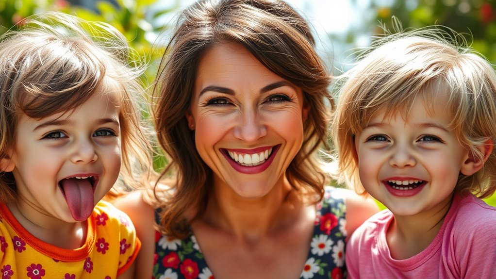 Deine fröhlichen, albernen Ausdrücke