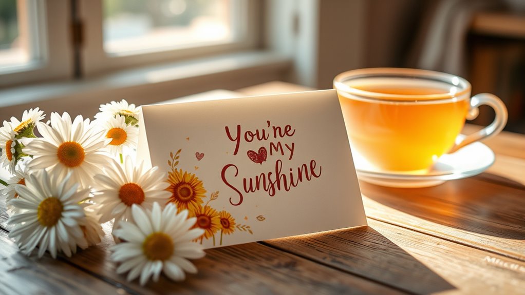 Deine Gegenwart erhellt mein Leben