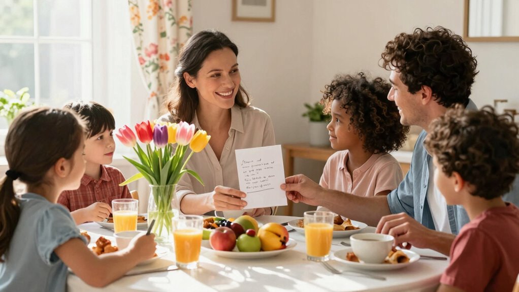 Feier der Familieneinheit und Unterstützung