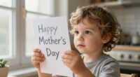 Kindes herzliche Worte der Mutter