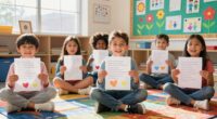 Kinder erklären die Themen des Muttertags