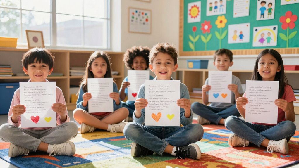 Kinder erklären die Themen des Muttertags
