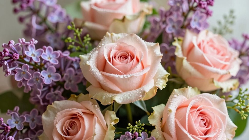 Poetische Blume inspirierte herzliche Botschaften