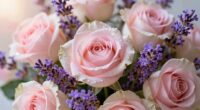 poetische Sprache hebt die Muttertagsblumen hervor