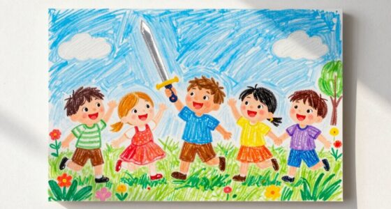 Schwert danke Liebe Kinder