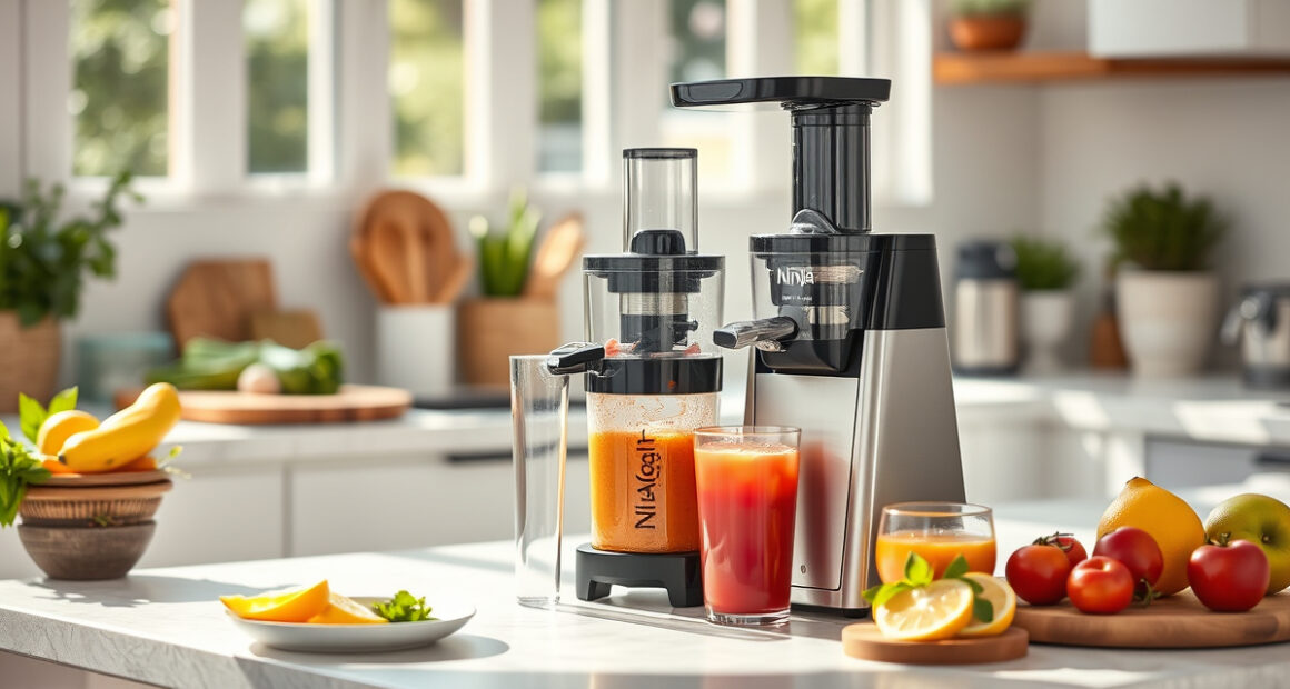 Fresh Summer Juice with Ninja NeverClog Cold Press Juicer