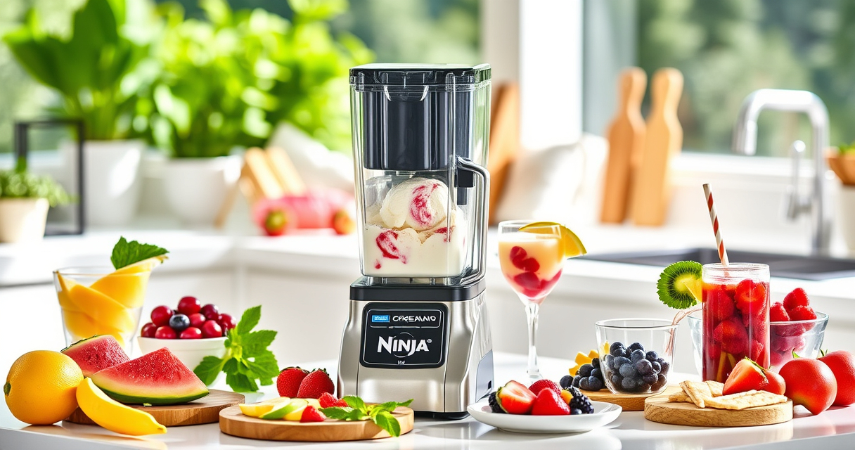 Make Summer Sweetness with Ninja NC301 CREAMi Ice Cream Maker