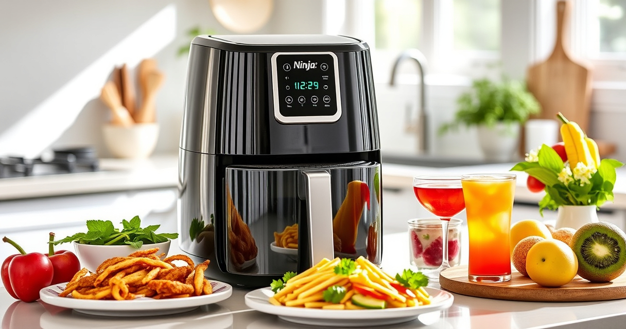 Summer Freshness with the Ninja Crispi 4-in-1 Glass Air Fryer