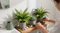 This DIYer Turned Their Ordinary Bathroom Into A Lush Secret Garden Paradise