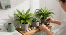 This DIYer Turned Their Ordinary Bathroom Into A Lush Secret Garden Paradise
