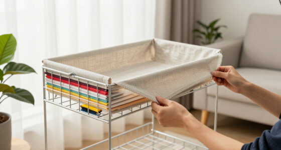 How I Gave My Wire Shelves A Custom Look With DIY Shelf Covers