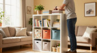 I Created A Pretty IKEA BILLY Hack That Seriously Cuts Clutter