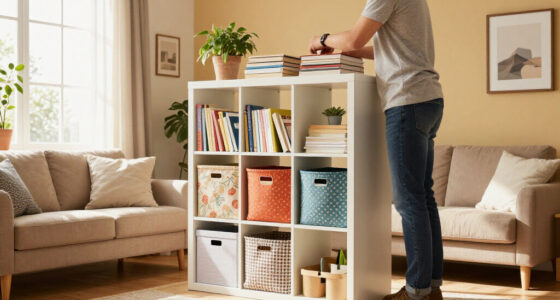 I Created A Pretty IKEA BILLY Hack That Seriously Cuts Clutter