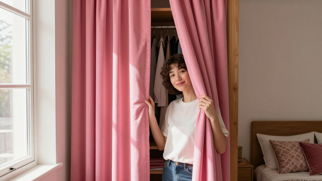 I Ditched My Closet Doors For $60 Pleated Curtains (See Why!)