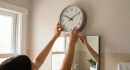 I Moved A Clock To My Bathroom, And It Changed My Morning Routine Forever