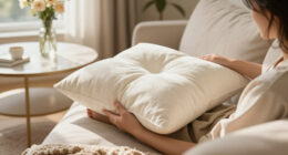 This Luxury-Looking Bolster Pillow Was Made From Scratch So Easily