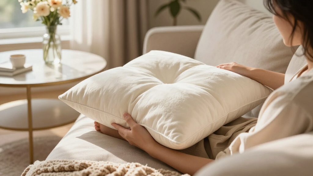 This Luxury-Looking Bolster Pillow Was Made From Scratch So Easily