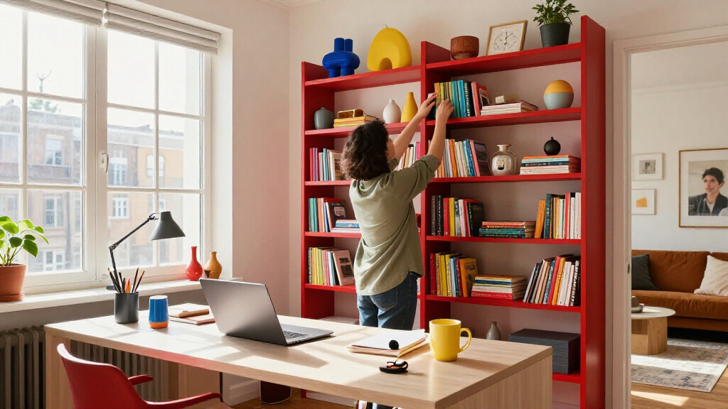 An Office Is Unrecognizable After IKEA BILLY Created A Refreshing Redo