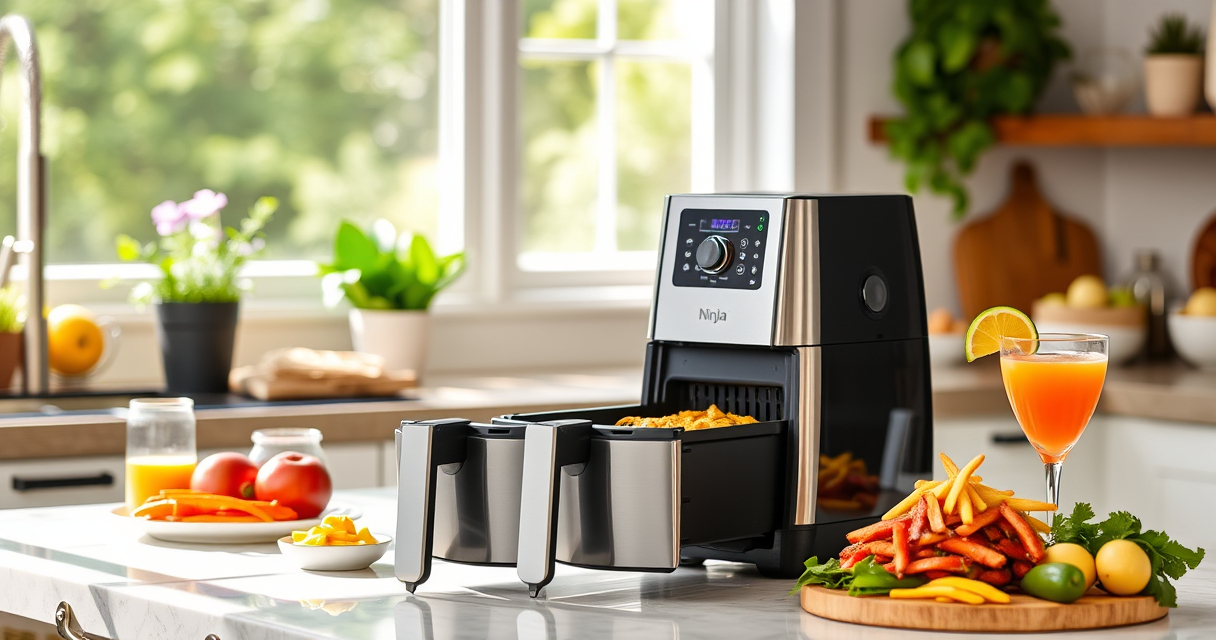 Host Effortlessly with the Ninja Foodi 10 Quart DualZone XL Air Fryer