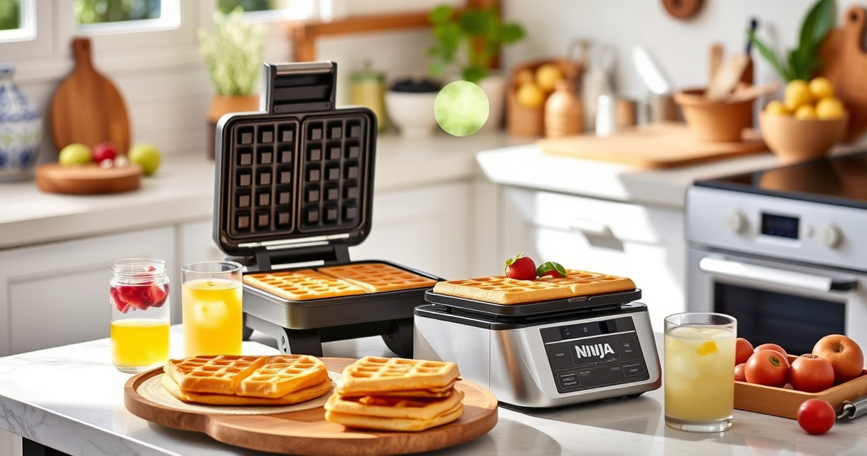 Sizzle Up Summer Mornings with the Ninja Belgian Waffle Maker Pro