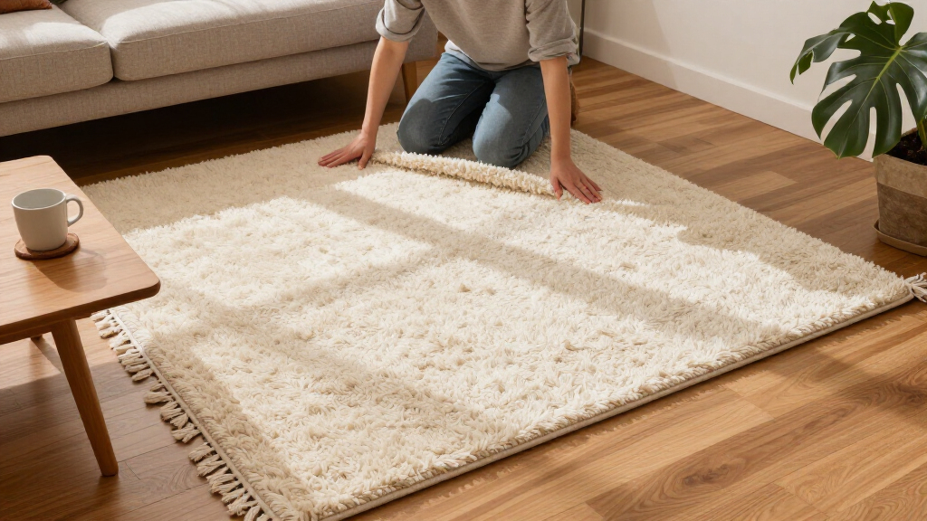 The "SO Soft" TikTok-Viral Rug That Instantly Made My Living Room Warm And Cozy