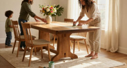 Their Dining Room Furniture Looked Dated Until 1 DIY Changed The Whole Room