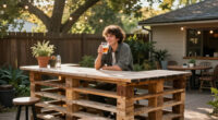 This DIY Couple Built The Coolest Backyard Bar For Almost Nothing — Here’s How