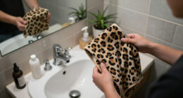 This Leopard Print Towel Set Adds Personality To My Boring Bathroom