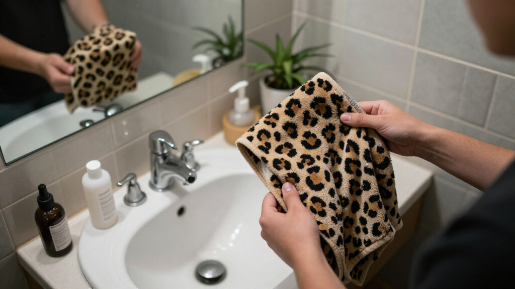 This Leopard Print Towel Set Adds Personality To My Boring Bathroom