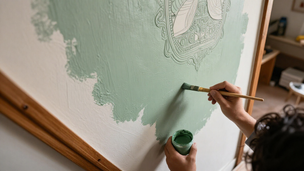 A Detailed History Of Sage Green In Interiors — From Indian Buddhist Frescoes To Queen Victoria's Bedchambers And Beyond