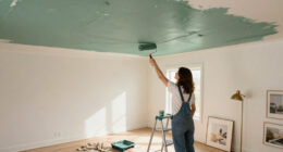 Are You Brave Enough To Paint A Gloss Ceiling? The 'Next Step' Of Color Drenching, Debated