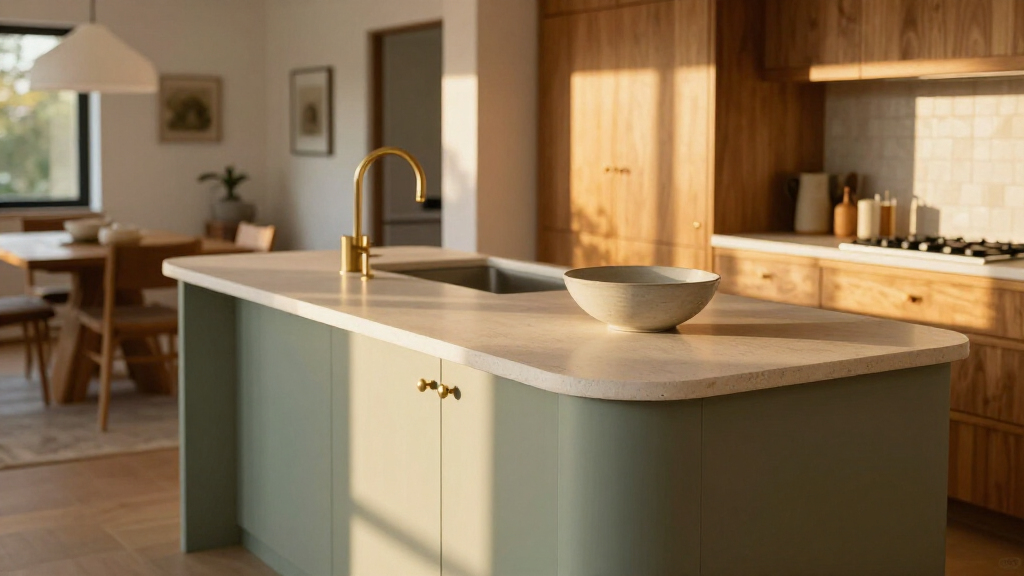 Designers Say Shapely, Angular Kitchen Islands Don't Just Look Good — They Can Improve The Flow Of Your Space, Too
