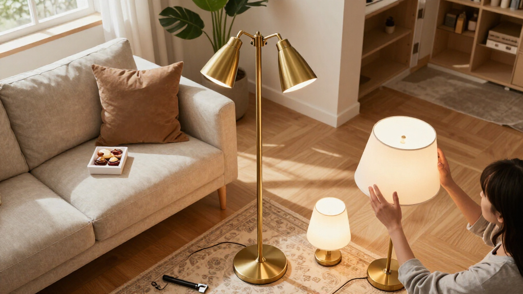 Designs Direct Recalls Cupcakes And Cashmere Brand Three-Light Floor Lamps, Due To Risk Of Serious Injury From Fire And Burn Hazards