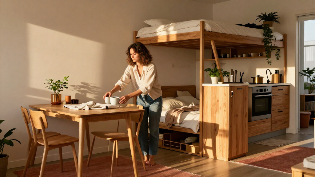 I’ve Never Seen A Studio Apartment Do So Much In Such A Little Space — It Conjures Up A Dream-State Landscape In A Mere 37-Square-Metre Home