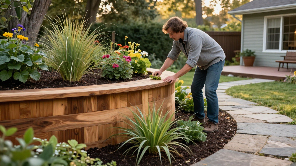 Not Concrete Or Brick: The Retaining Wall Idea To Add Visual Interest & Boost Home Value