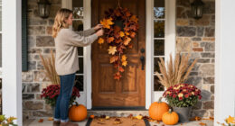 Replace Your Wreaths: There's A Better Way To Decorate Your Front Door For Fall