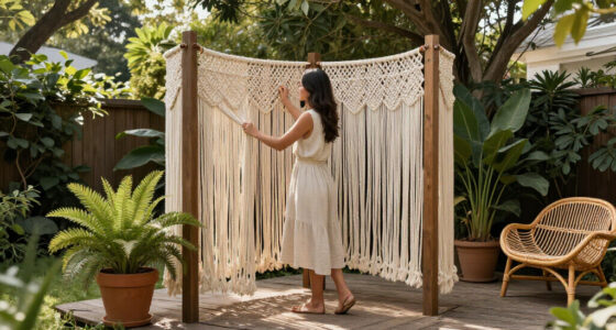Skip Traditional Fences: Add Privacy To Your Yard With This Boho-Inspired Idea