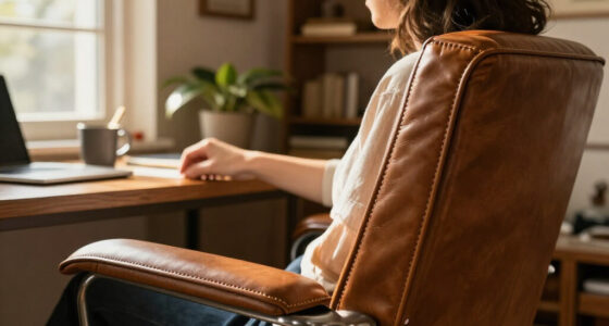 Walnut And Leather Meet At The Seams Of Eureka Ergonomic’s Arundel Collection